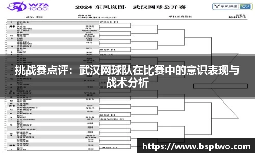 挑战赛点评：武汉网球队在比赛中的意识表现与战术分析