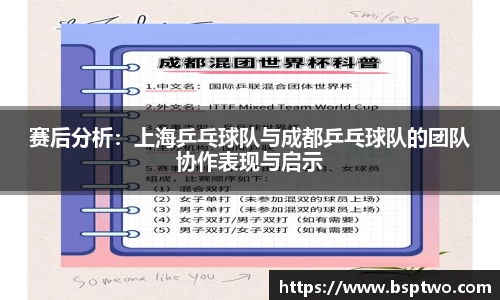 赛后分析：上海乒乓球队与成都乒乓球队的团队协作表现与启示